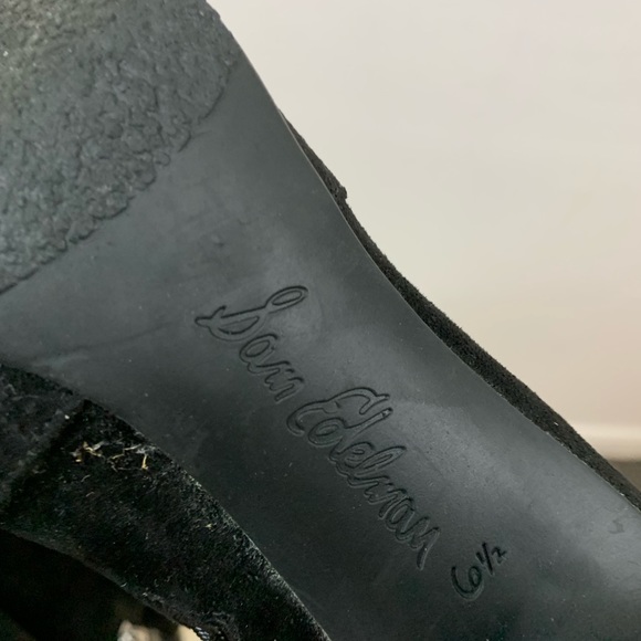 Sam Edelman black suede over knee Kent boots - Picture 8 of 9